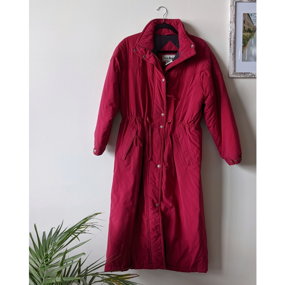 L.L. Bean Vintage Puffer Jacket Parka | 80s 90s | Petite Small